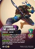 Leonardo, the Leader (Alternate Art) (195) - Teenage Mutant Ninja