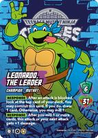 Leonardo, the Leader (Alternate Art) (196) - Teenage Mutant Ninja
