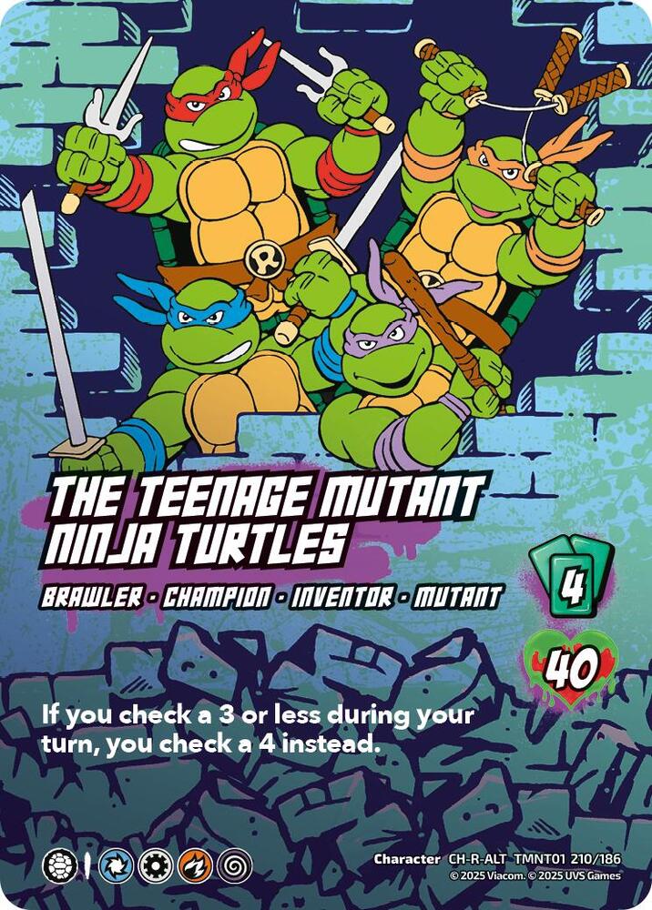 The Teenage Mutant Ninja Turtles (Alternate Art) (210) - Teenage