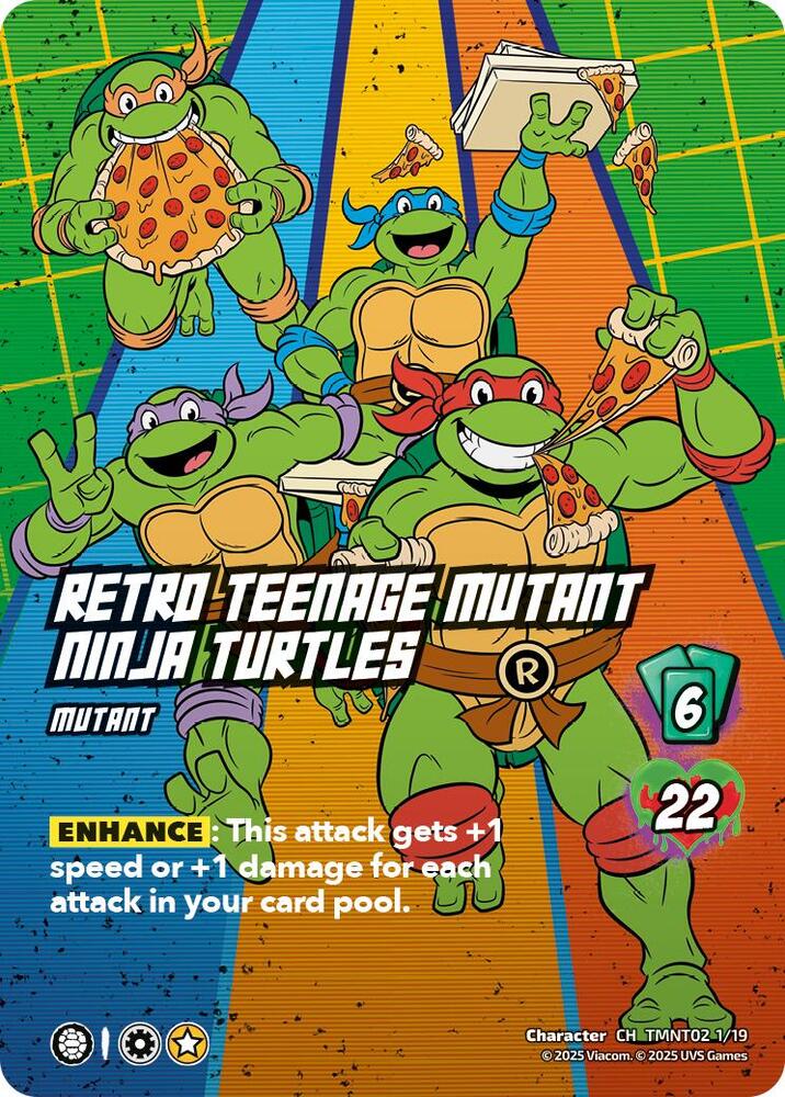 Retro Teenage Mutant Ninja Turtles (TMNT02) - Teenage Mutant Ninja