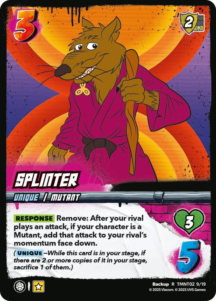 Splinter (TMNT02) - Teenage Mutant Ninja Turtles - UniVersus ...