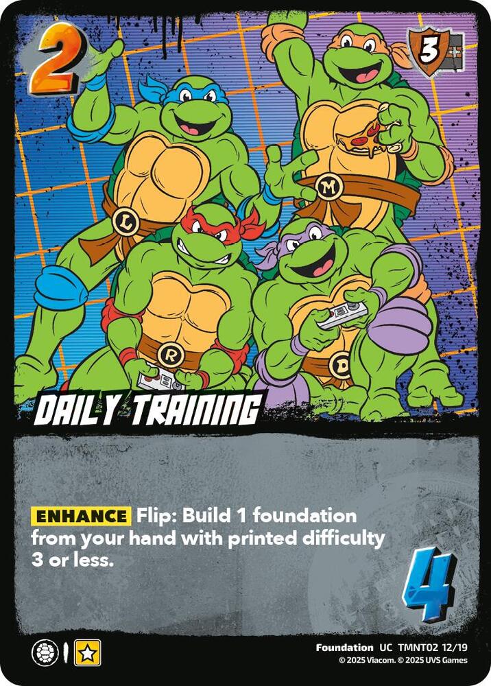 Daily Training (TMNT02) - Teenage Mutant Ninja Turtles - UniVersus