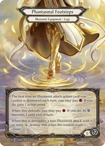 Phantasmal Footsteps - CON002 Flesh and Blood: Promo Cards card price