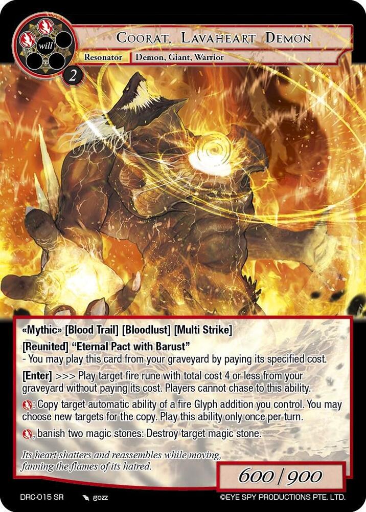 Coorat, Lavaheart Demon