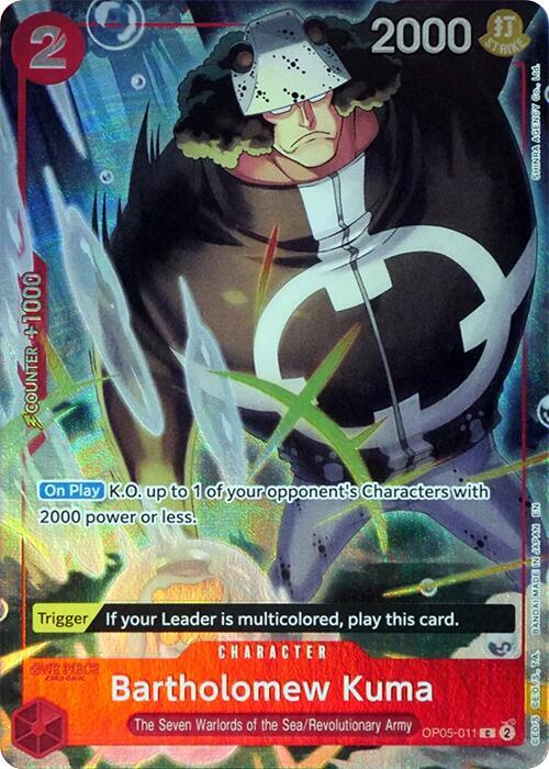 Bartholomew Kuma (Seven Warlords of the Sea Binder Set) - One