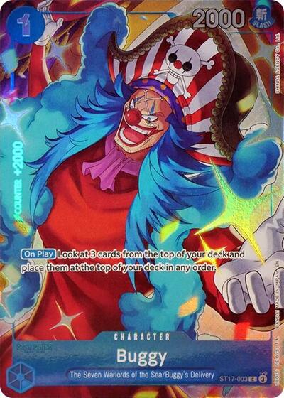 Buggy (Seven Warlords of the Sea Binder Set) One Piece Promotion Cards card price