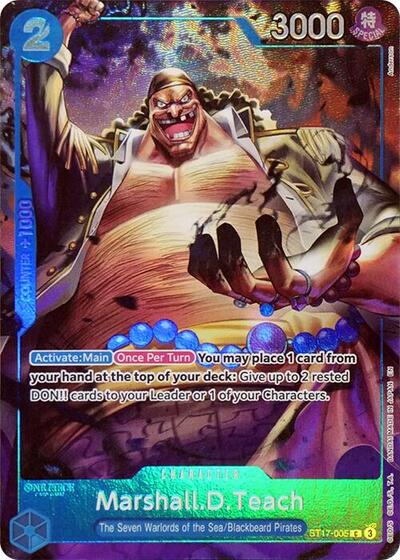 Marshall.D.Teach (Seven Warlords of the Sea Binder Set) card
