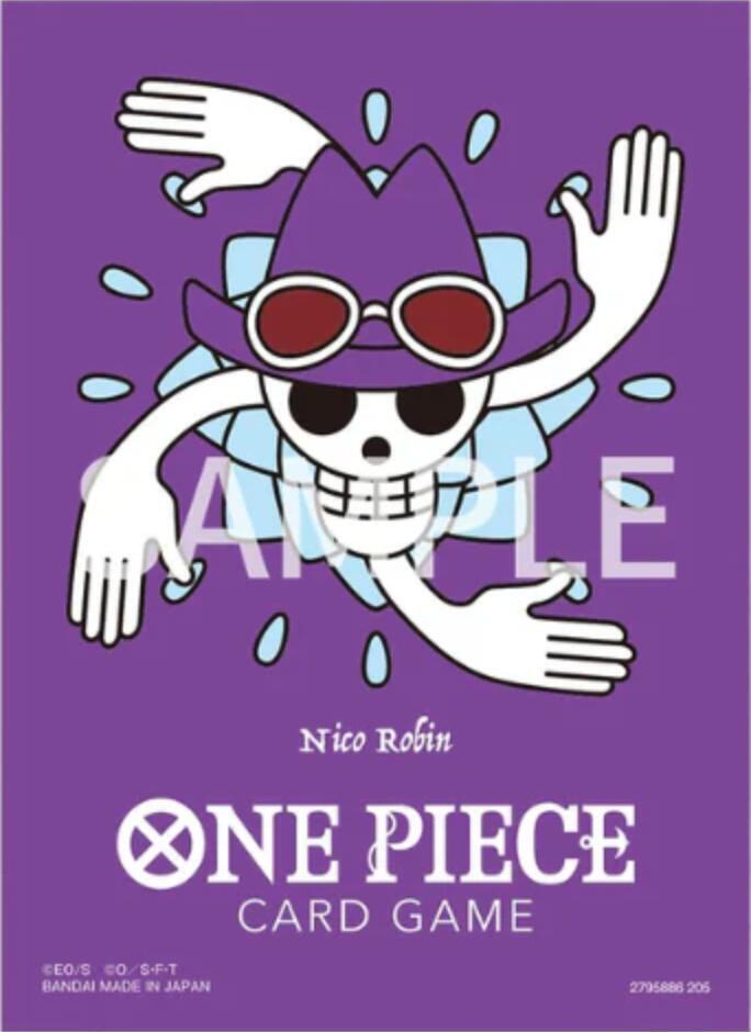 One Piece Card Game Official Sleeves - Premium Nico Robin (70-Pack