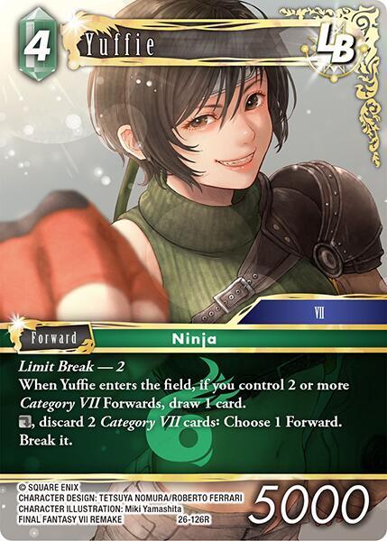 Yuffie LB - Gunslinger in the Abyss - Final Fantasy TCG