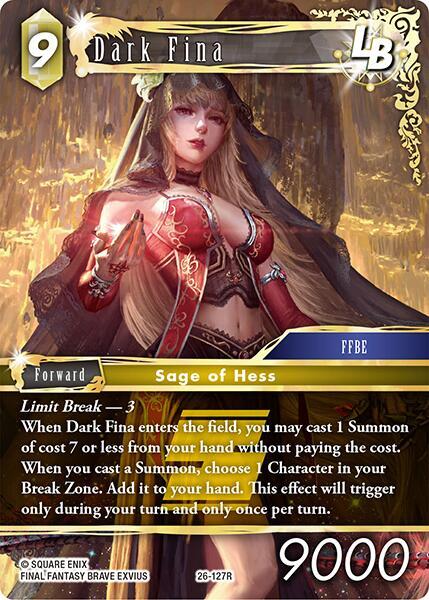 FF TCG　ファイナルファンタジー　TCG Dark Fina LB - Gunslinger in the Abyss - Final Fantasy TCG