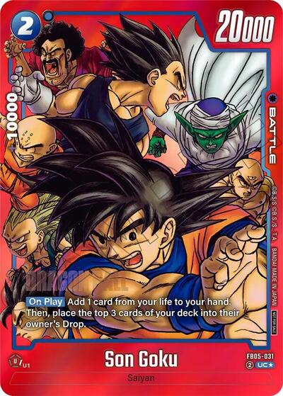 Son Goku - FB05-031 (Limited Pack MANGA Version 01) Tournament and Championship Promos Uncommon Dragon Ball card — value and price