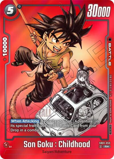 Son Goku : Childhood - SB01-053 (Limited Pack MANGA Version 01) card