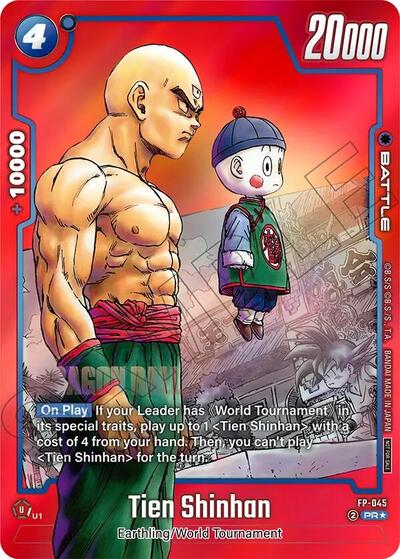 Tien Shinhan - FP-045 (Limited Pack MANGA Version 01) Tournament and Championship Promos Promo Dragon Ball card — value and price