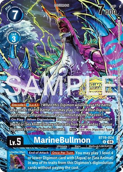 MarineBullmon (Championship 25-26 Tamers Pack Season 1) Release Special Booster 2.0 card price