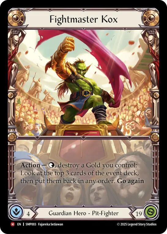 Fightmaster Kox - Smash Palace - Flesh and Blood TCG - TCGplayer.com