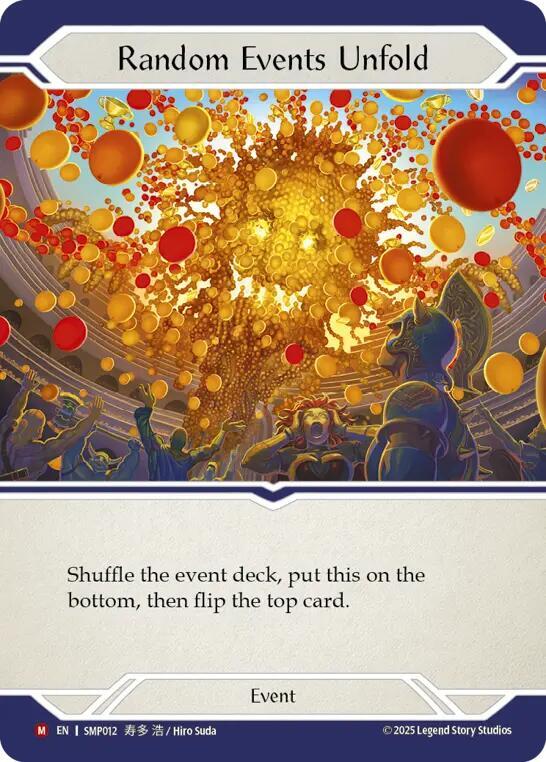 Random Events Unfold SMP012 card