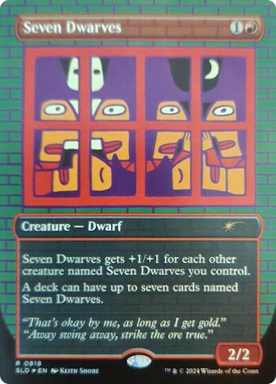 Seven Dwarves 0818 Rainbow Foil
