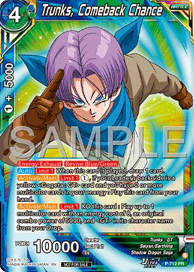 Trunks, Comeback Chance (Ultra-Bout Series Tournament Pack Vol.13)