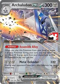Archaludon ex #130/191 from Prize Pack Series Cards Pokemon card image