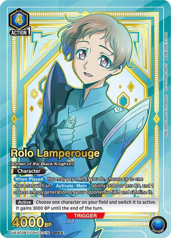 Rolo Lamperouge (016) (SR**) - UEX03BT: CODE GEASS: Lelouch of the