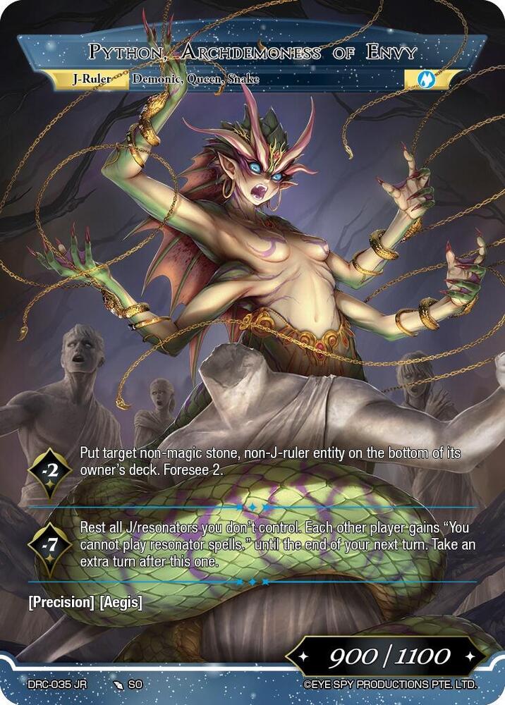 Writhing Demoness, Python // Python Archdemoness of Envy