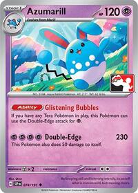 Azumarill #074/191 from Prize Pack Series Cards Pokemon card image