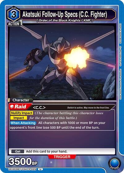 Akatsuki Follow-Up Specs (C.C. Fighter)