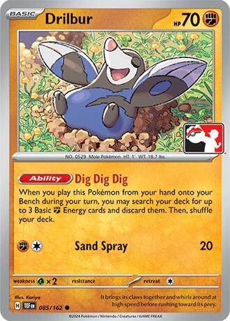 Drilbur 085/162 from Prize Pack Series Cards