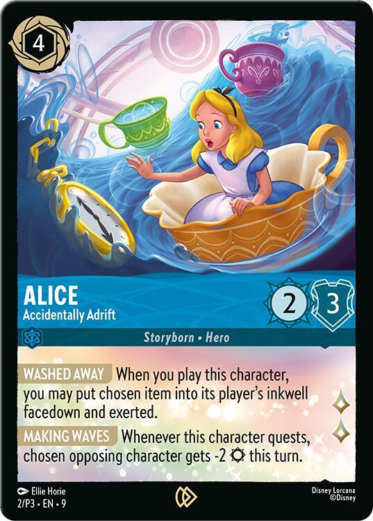 Alice - Accidentally Adrift - Disney Lorcana Promo Cards - Disney