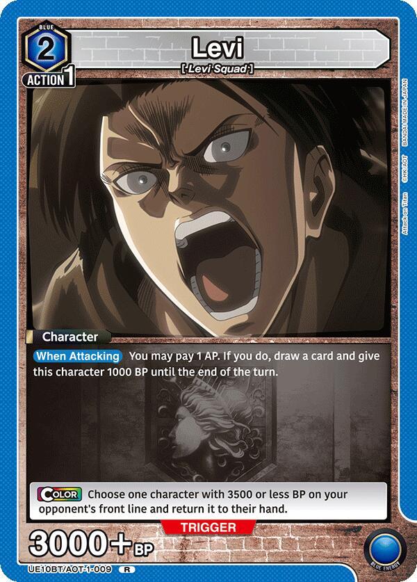 Levi (009) - UE10BT: Attack on Titan - Union Arena - TCGplayer.com