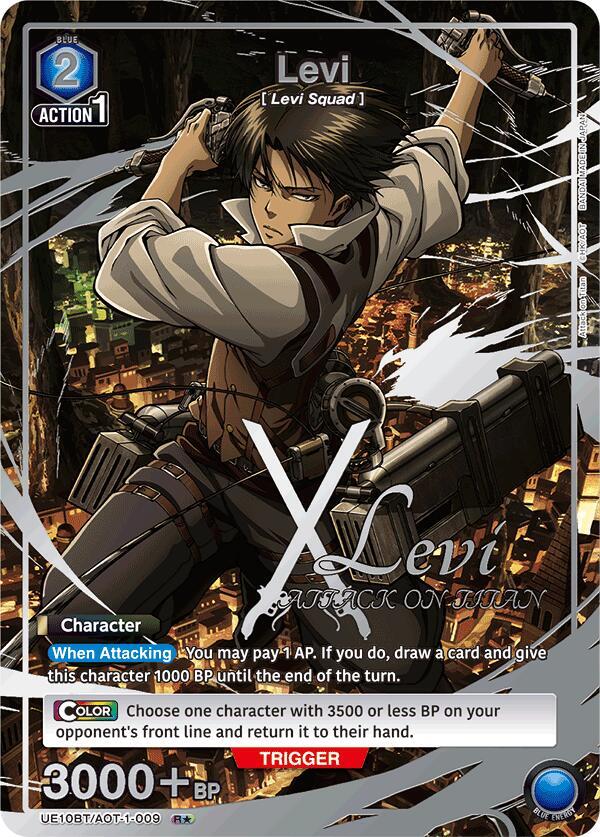 リヴァイ SR★★ [EX10BT-AOT-2-042] Attack on Titan Union Arena Vol 2 [EX10BT] - Box – JumpIchiban