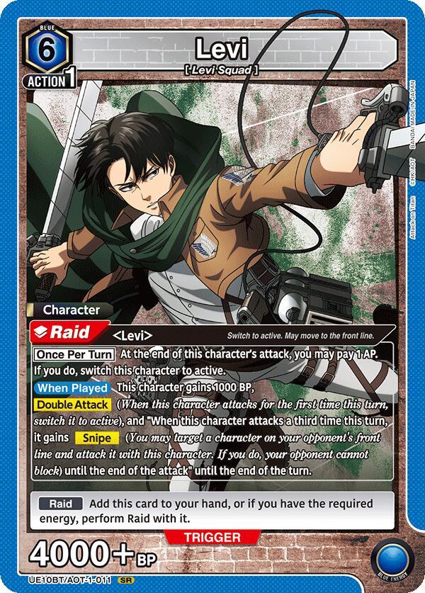 Levi (011) - UE10BT: Attack on Titan - Union Arena - TCGplayer.com