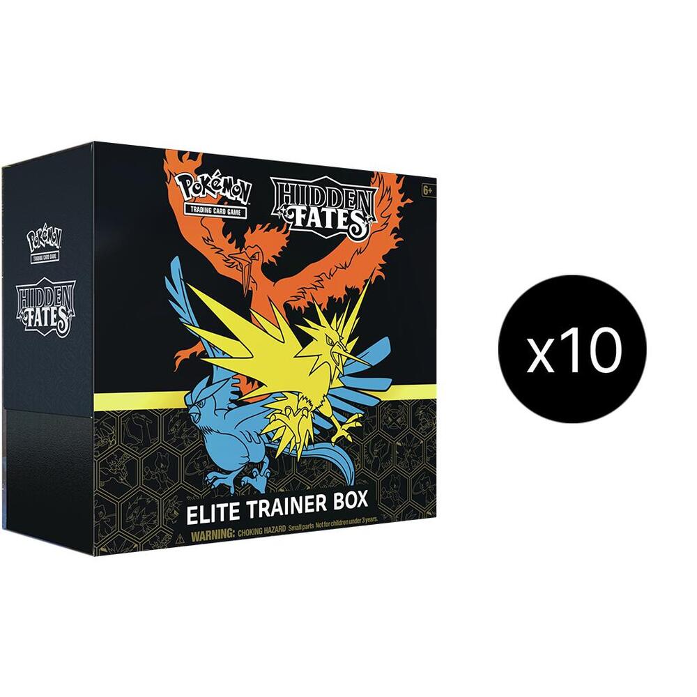 Hidden Fates Elite Trainer Box Case - Hidden Fates - Pokemon