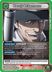 Kenny Ackermann (036) - UE10BT: Attack on Titan - Union Arena card