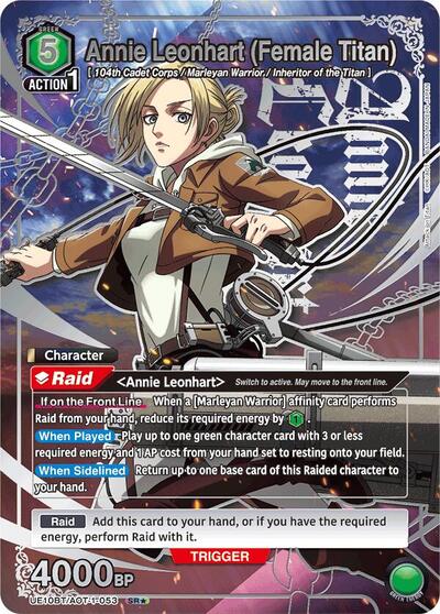 Annie Leonhart (Female Titan) (SR*) card
