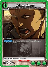 Reiner Braun (060) - UE10BT: Attack on Titan - Union Arena card