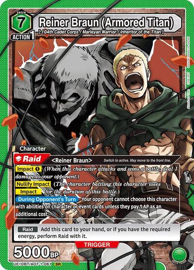 Reiner Braun (Armored Titan) card