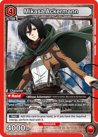 Mikasa Ackermann (089) card