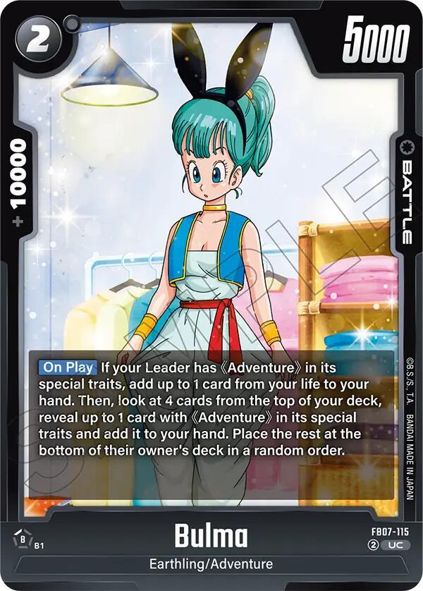 Bulma - FB07-115 - Wish For Shenron - Dragon Ball Super: Fusion