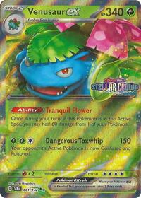 Venusaur ex (Stellar Crown Stamp) #001/142 from Miscellaneous Cards & Products Pokemon card image