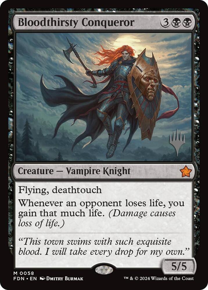 Bloodthirsty Conqueror - Promo Pack: Edge of Eternities - Magic