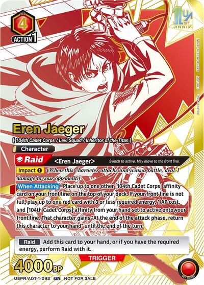 Eren Jaeger (092) card