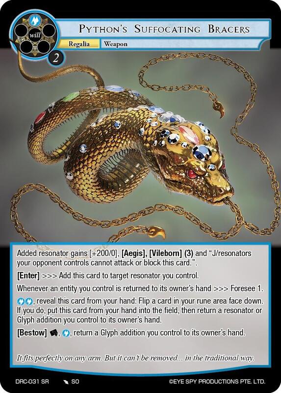 Python's Suffocating Bracers - Descent into the Raven's Catacombs ...