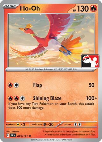 Ho-Oh 019/191 from Prize Pack Series Cards