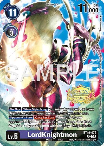 LordKnightmon (Championship 25-26 Tamers Pack) Release Special Booster 2.0 card price
