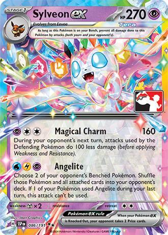 Sylveon ex 086/191 from Prize Pack Series Cards