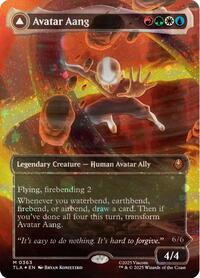 Avatar Aang (Raised Foil)