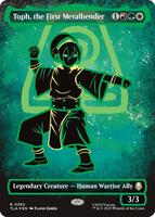 最初の金属のベンダー、トフ　ネオンインク　foil アバター　MTG Toph, the First Metalbender (Borderless) (Neon Ink Foil) - Avatar