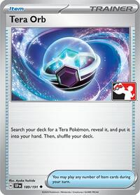 Tera Orb #189/191 from Prize Pack Series Cards Pokemon card image