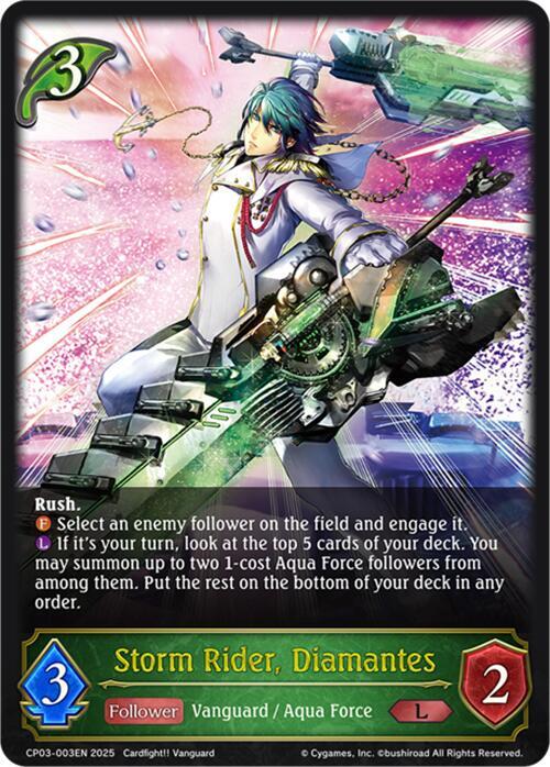 Storm Rider, Diamantes